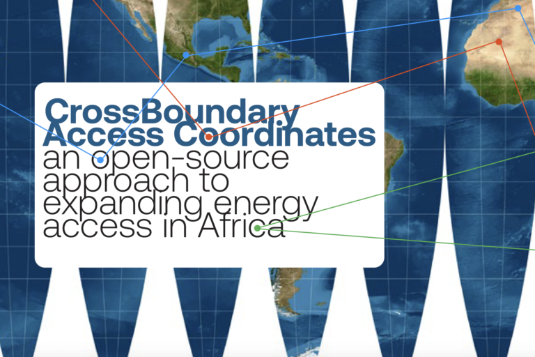 CrossBoundary Access Coordinates: an open-source approach to expanding energy access in Africa